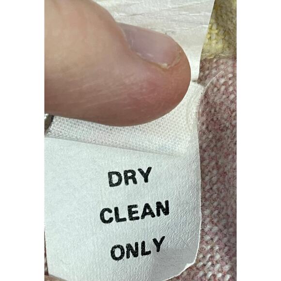 VTG Plaid Pastel Wool Skirt Small Union Made Tradwife Modest Preppy Twee - Picture 6 of 6